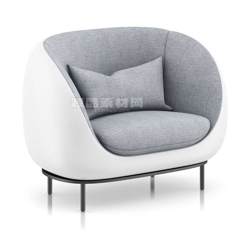 沙发椅子模型家具3D模型素材(C4D,Blender,FBX)