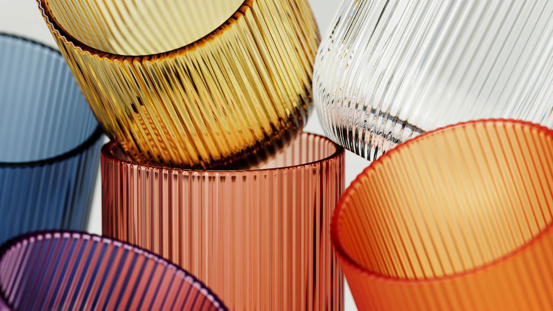 74个GSG灰猩猩玻璃材质C4D预设下载 Glass Materials