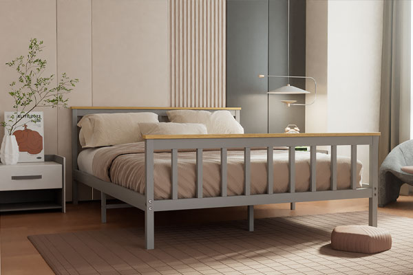 C4D室内卧室场景RS渲染工程双人床模型C4D模型素材