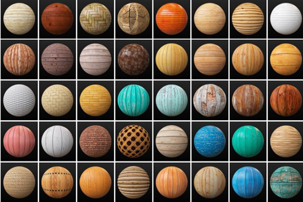 111个木纹木板无缝PBR纹理贴图下载