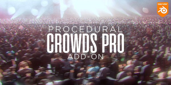 Blender程序化人群生成创建插件 Procedural Crowds Pro v2.2.0