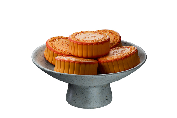 中秋月饼模型食物3D模型素材(C4D,FBX)