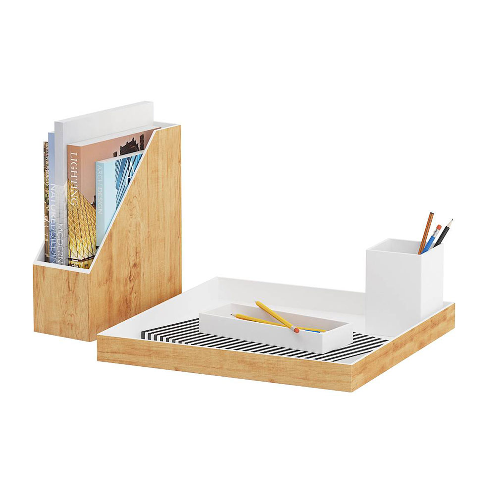 书本模型铅笔笔筒模型3D模型素材(C4D,Blender,FBX)