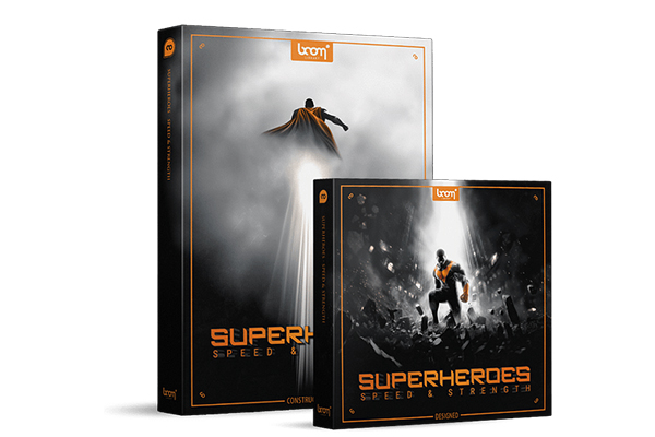 649个超级英雄高速飞行音爆冲击能量碰撞无损音效素材 Superheros Speed & Strength