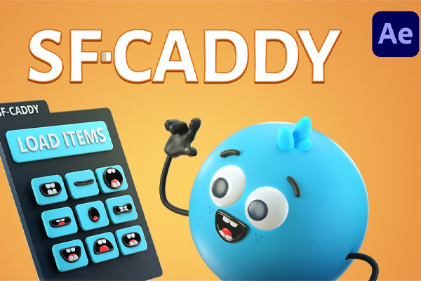 AE一键MG角色动画素材替换口型同步脚本 SF Caddy v2.9.3 +使用教程