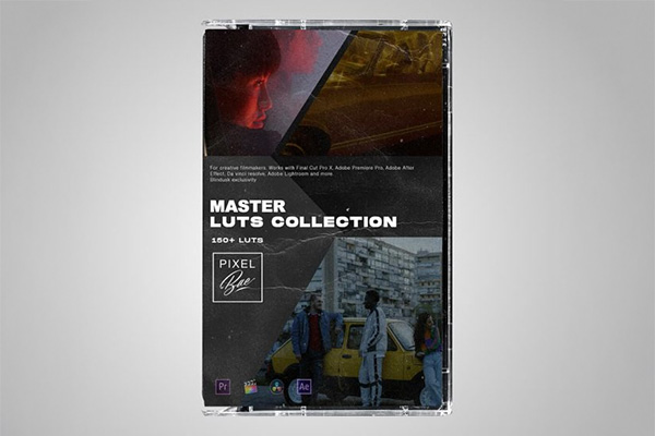 159个电影感旅拍VLOG美食纪录片商业摄影短片色彩分级调色LUTS预设 Pixelbae – Master LUTs Collection ver.1