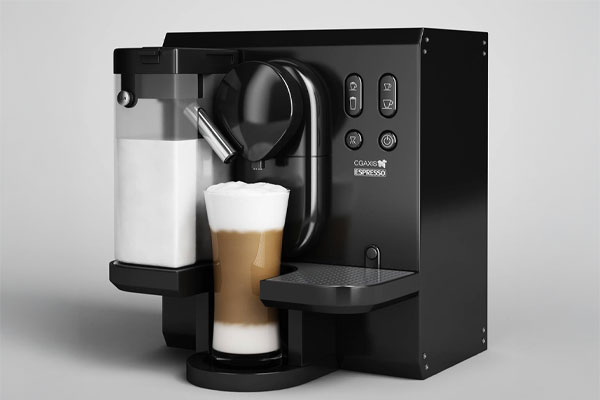 咖啡机模型厨房电器3D模型素材(C4D,Blender,FBX)