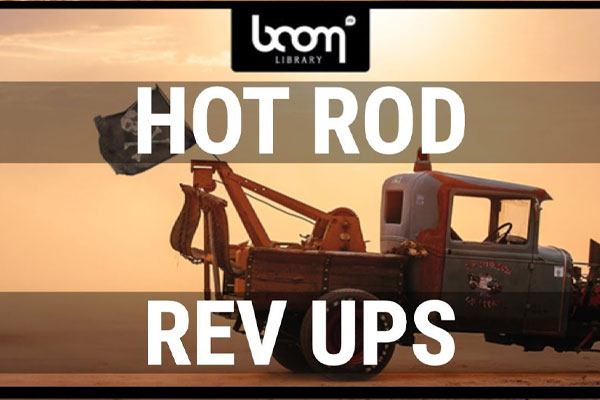 65个大马力越野肌肉车引擎发动机轰鸣音效素材 BOOM Library SFX – HOT ROD – REV UPS