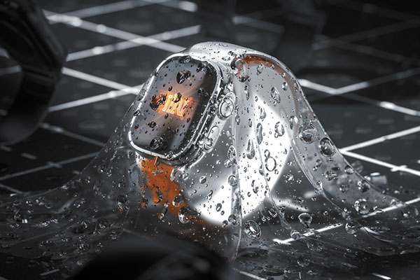 C4D雨夜下的智能手表场景OC渲染工程智能手表C4D模型下载