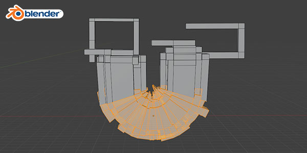 Blender模型网格弯曲插件 Simple Bend Ex V1.1.0