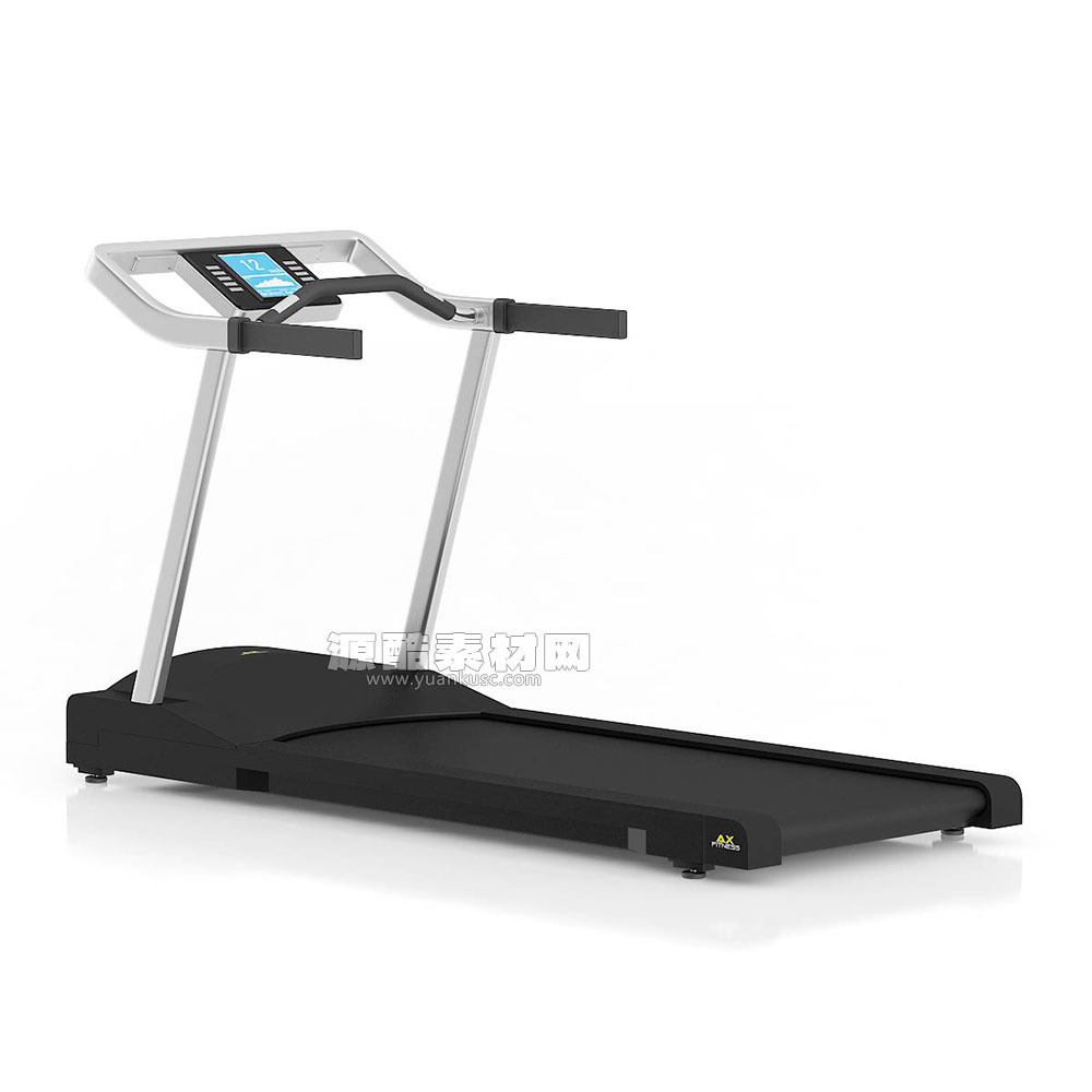 跑步机模型健身器材3D模型下载(C4D,Blender,FBX)