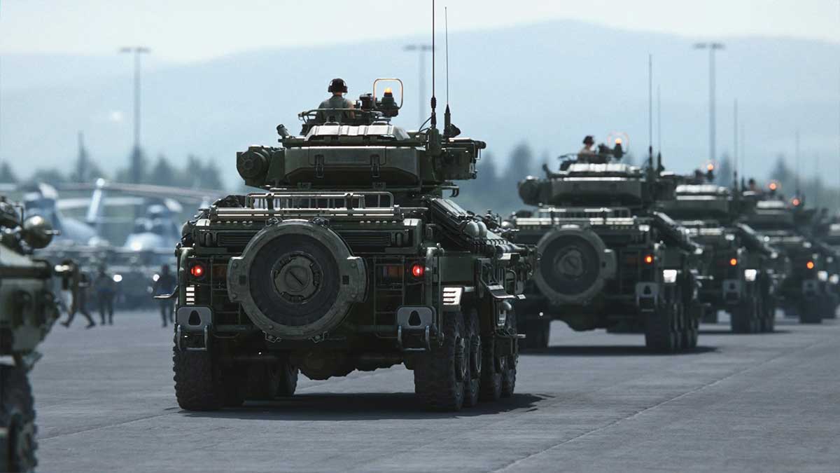 军事武装人物坦克装甲车车辆零部件3D模型资产(Blender/Unreal/FBX/OBJ) BigMediumSmall – Armor