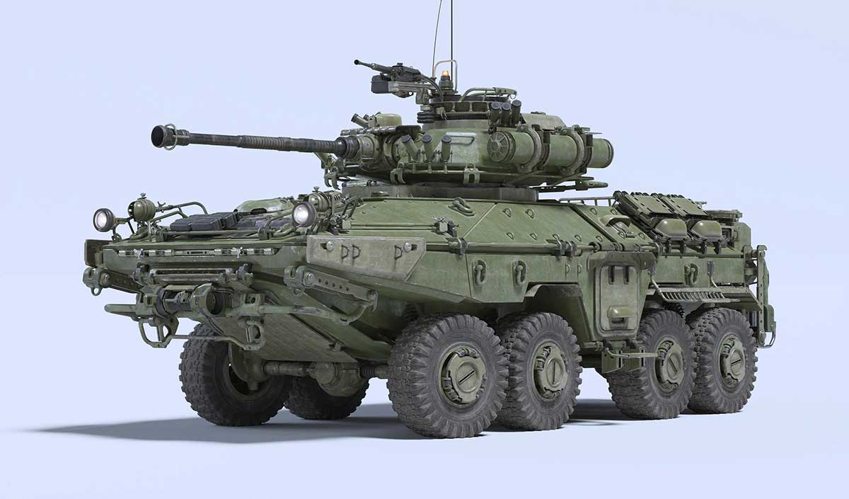 军事武装人物坦克装甲车车辆零部件3D模型资产(Blender/Unreal/FBX/OBJ) BigMediumSmall – Armor