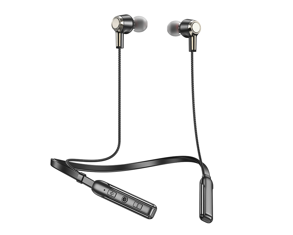 颈挂式蓝牙耳机模型入耳式蓝牙耳机3D模型下载(C4D,Blender,KSP,FBX,OBJ)