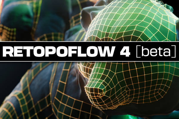 三维模型自动拓扑Blender插件 RetopoFlow 4.0.0B6 + v3.4.8