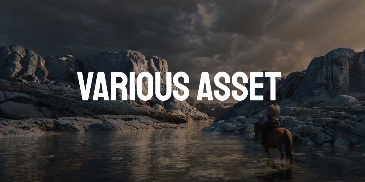 自然山脉山景冰川悬崖地形景观Blender模型资产库 Mountain Scapes