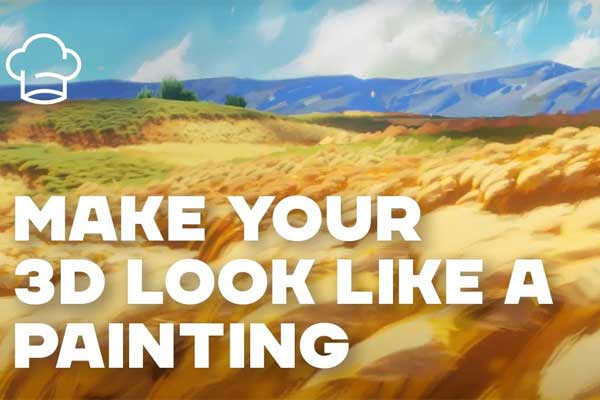 卡通风格植物草地模型Blender资产库 Painterly Grass | Fields & Meadows Pack for Blender EEVEE