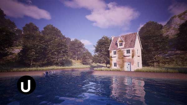 Blender/UE5游戏场景建模环境设计教程(英文无字幕) Environment Art in Unreal Engine & Blender