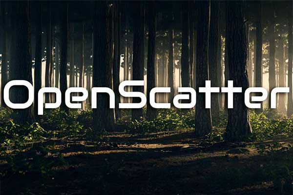 免费高效树木散布Blender插件下载 Openscatter V1.0.6