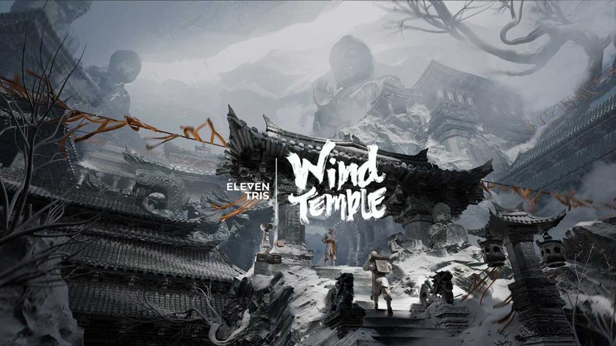 风之神殿雪山寺庙场景3D模型资产下载(Blender) Wind Temple