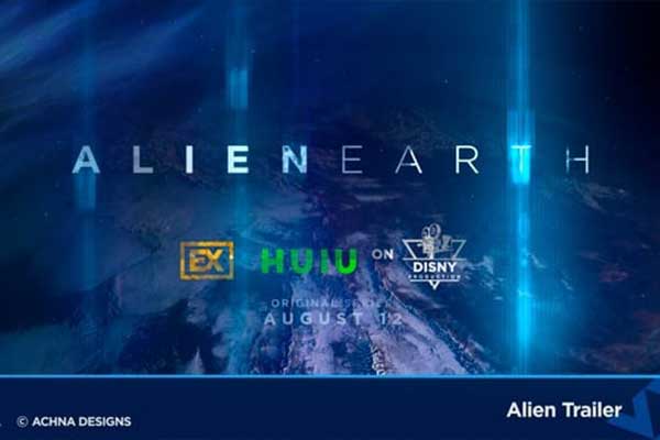 AE科幻电影预告片开场动画模板(含背景音效) Alien Trailer