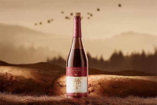 C4D红酒产品场景RS渲染工程红酒瓶C4D模型下载