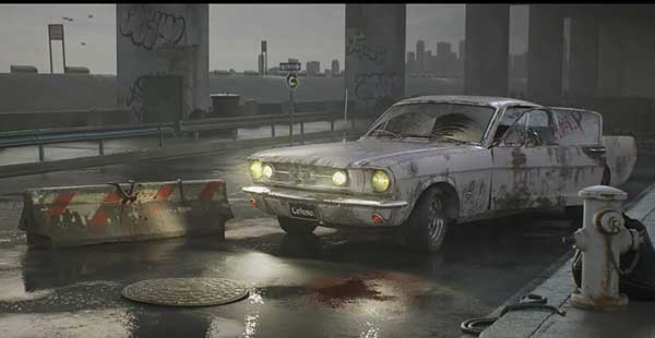 C4D/Octane/AE高质量动态场景模型搭建后期合成教程 High-quality motion graphics look Dev using assets