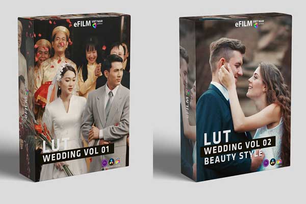 7套婚礼视频达芬奇调色LUTs预设+DCTL节点预设 Colorwheelstore – Combo Wedding Lut Pack