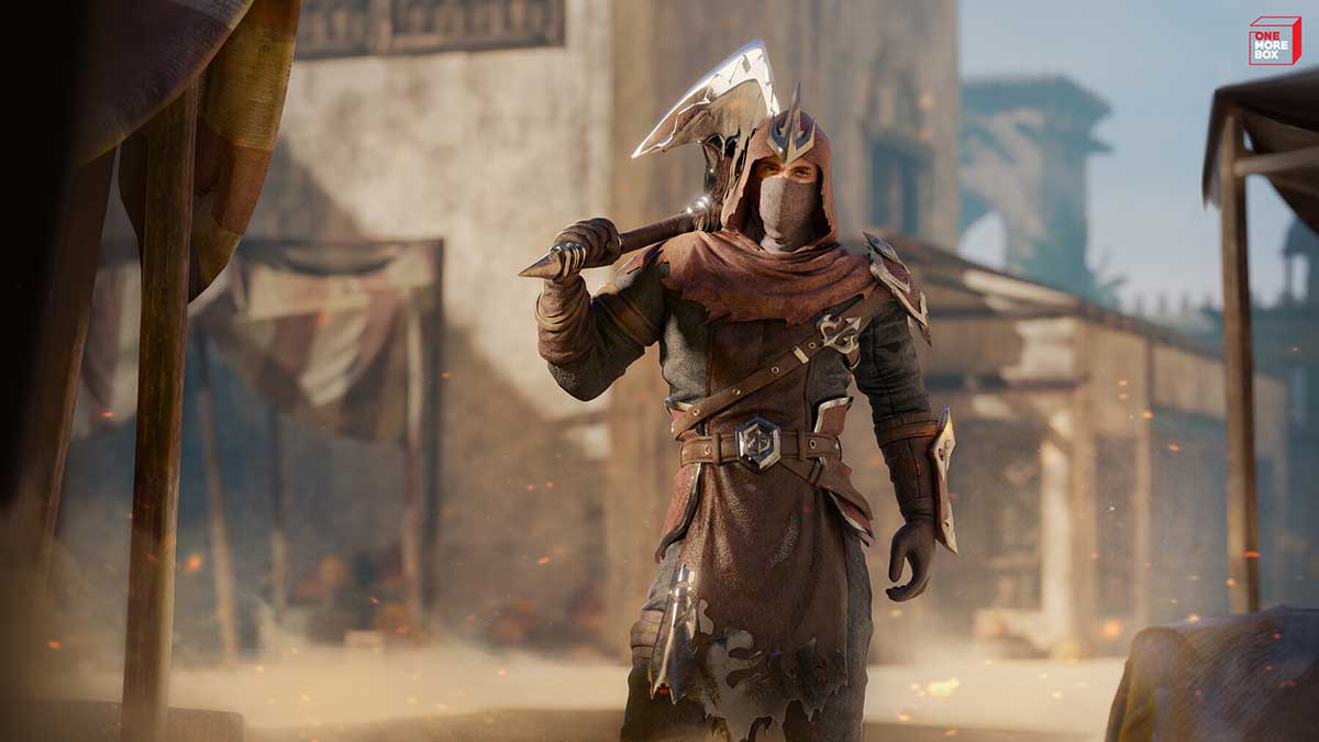 烈焰盗贼z战士人物角色3D模型下载(Blender,FBX) Blaze Bandit – 3D Character for Concept Art