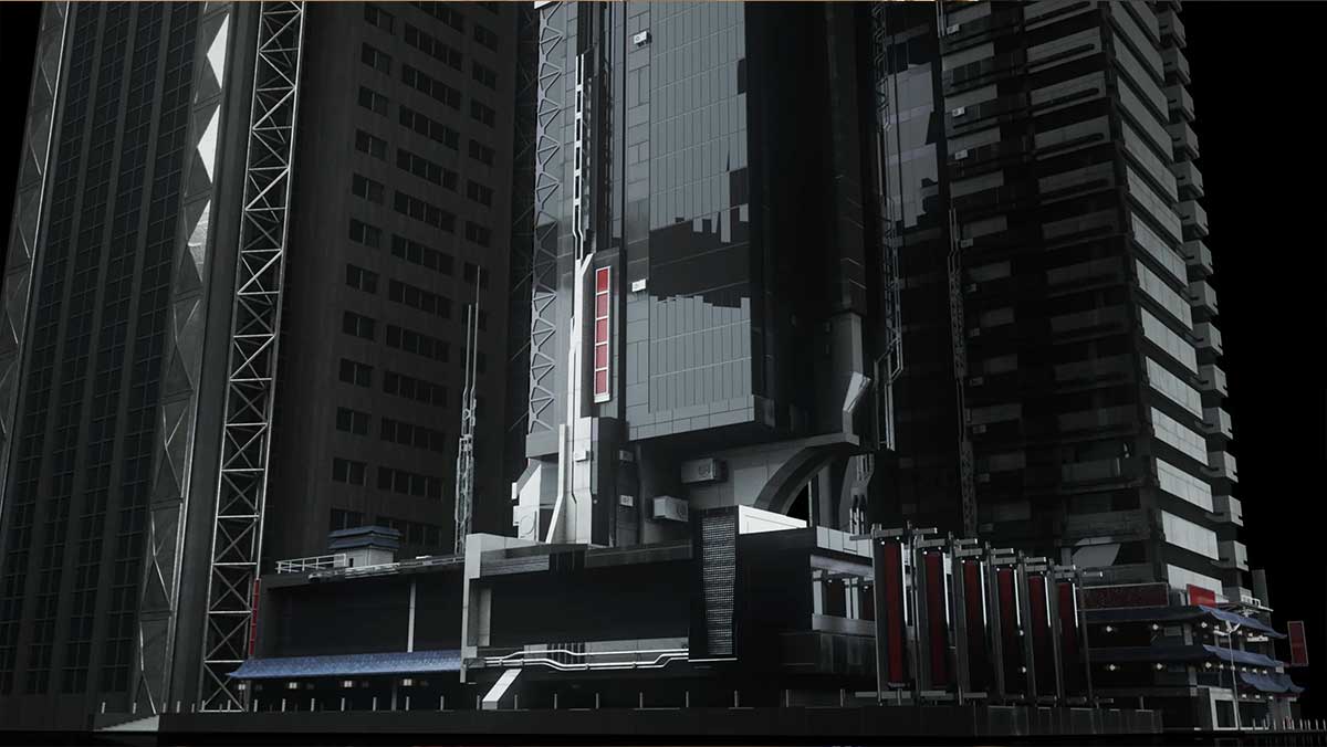 未来霓虹都市场景建筑3D模型套装下载(Blender) KitBash3D – Neo City