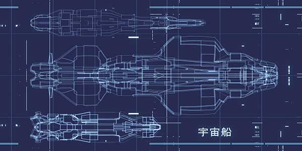 Blender生成随机星际宇宙飞船模型插件 Random Starship V2.1