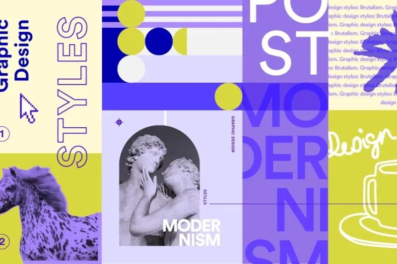 平面设计缺乏灵感？快速掌握6种设计风格！