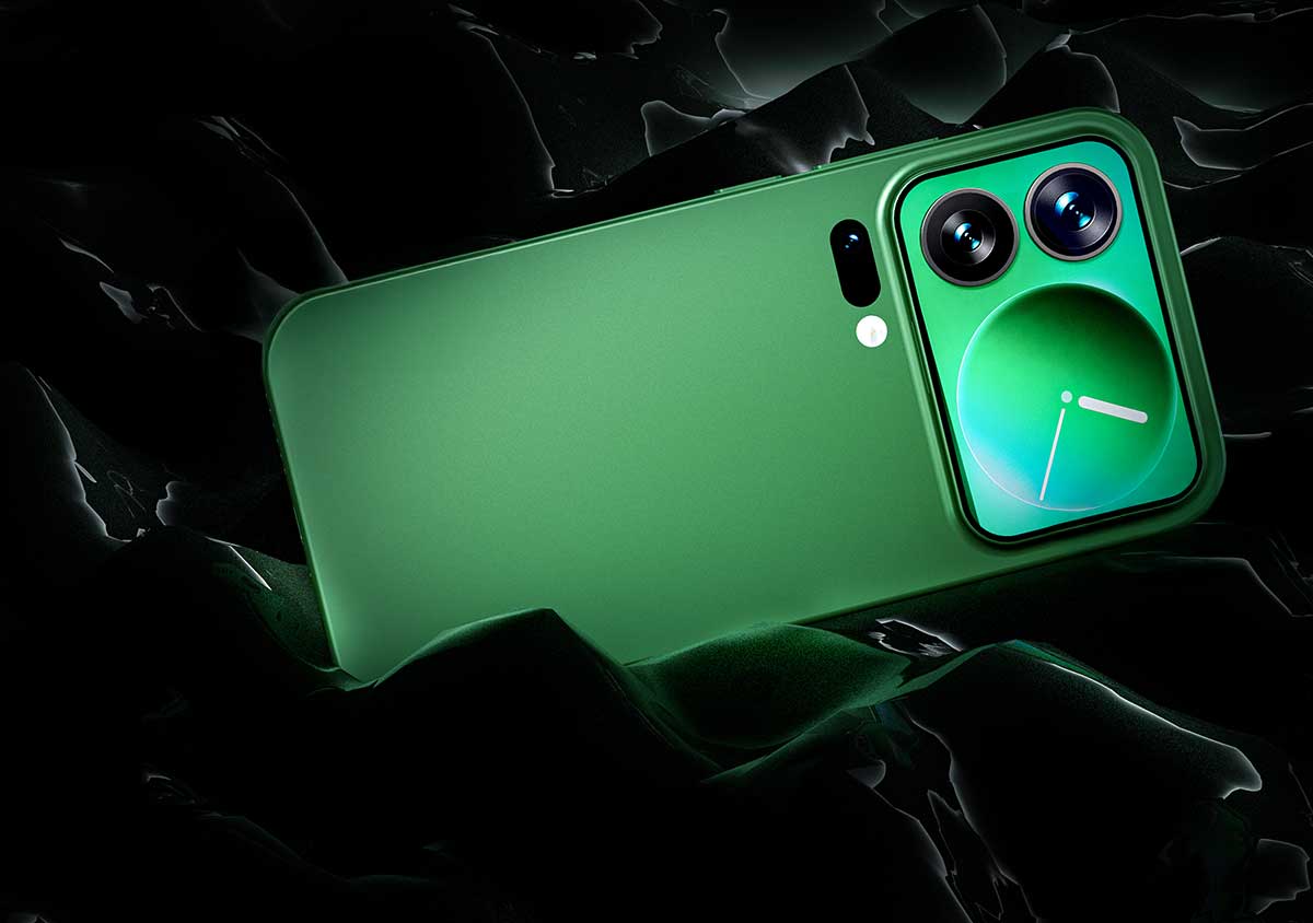 森野绿小米17pro手机场景渲染工程小米17pro手机C4D模型下载