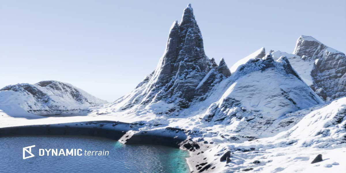 Blender动态地形景观山脉森林岩石沙漠模型生成器插件 Dynamic Terrain v1.0.5 完整版