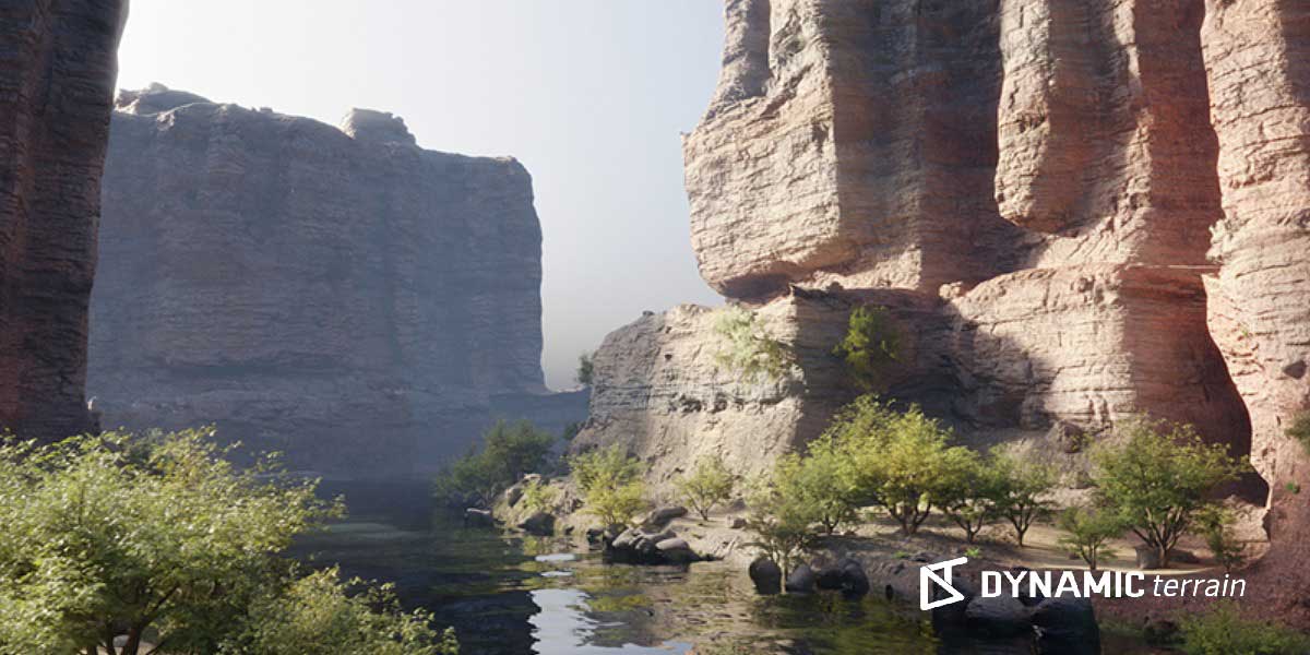 Blender动态地形景观山脉森林岩石沙漠模型生成器插件 Dynamic Terrain v1.0.5 完整版