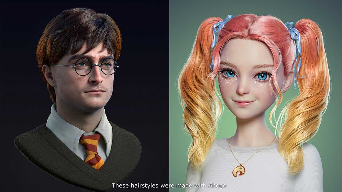 Maya头发制作生成插件 Ahoge 0.9.2 • Hair plugin for Maya