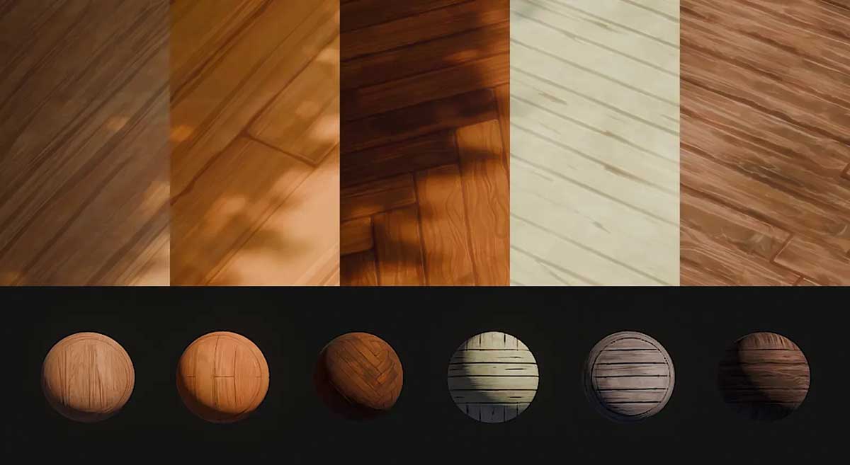 Blender72个卡通风格材质资产预设 Style Mat V1.1