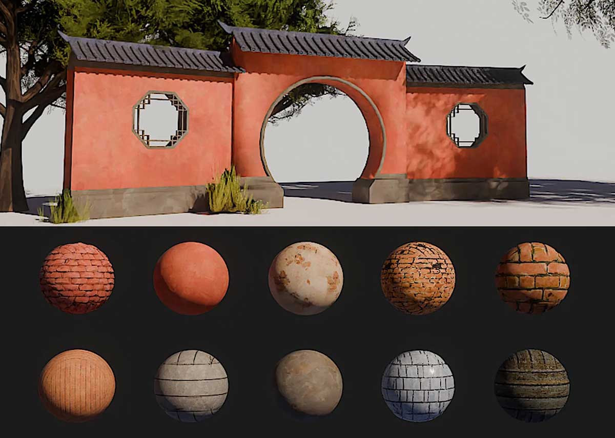 Blender72个卡通风格材质资产预设 Style Mat V1.1