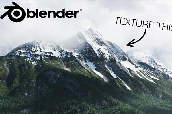 高细节的山地地形3D模型资产下载(Blender,OBJ) Classic Mountain Pack Full (Blender/OBJ格式) + 中文字幕视频教程