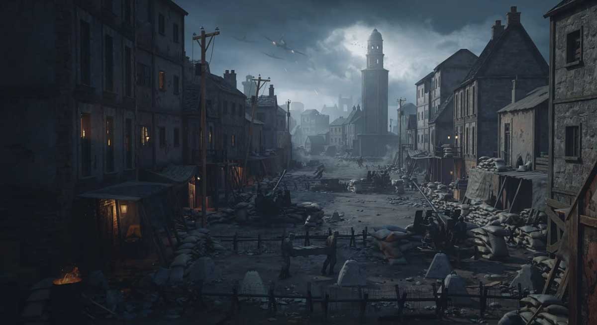 第二次世界大战战场防御工事破损建筑场景3D模型合集下载(C4D,Blender,3DS MAX,Maya,Houdini/Unity/UE,FBX/OBJ)