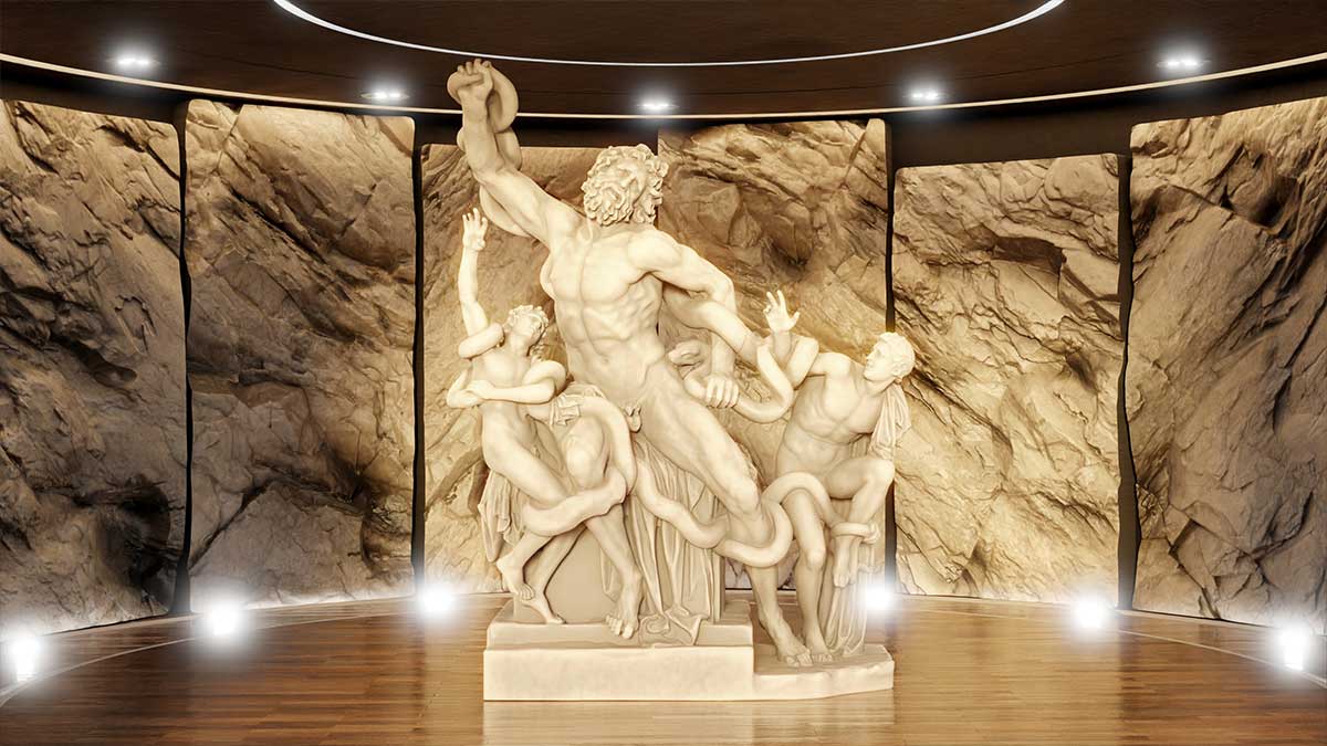 100多种3D扫描真实罗马著名雕塑雕像3D模型资产下载(Blender) 100+ Scaned Famous Statues In Rome 3D Models Pack