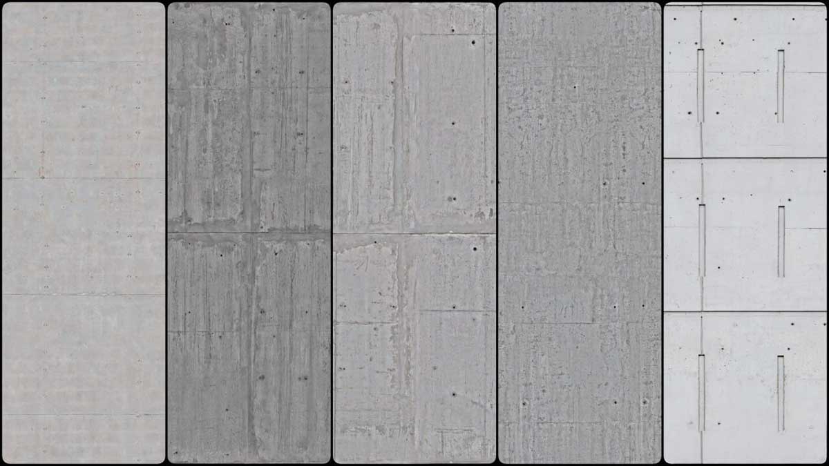 250组高质量混凝土砖块大理石木材石头等建筑纹理贴图材质  Poliigon - High Resolution Architecture Textures 3K