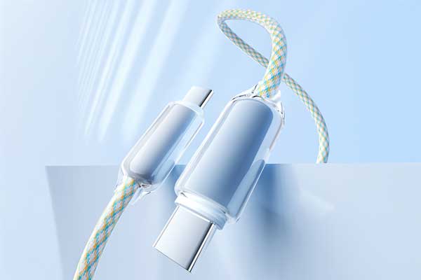 C4D编制数据线产品OC渲染工程tpcy-c接口数据线C4D模型下载