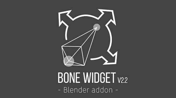 Blender轻松自定义骨骼形状绑定工具插件 Bone Widget v2.3