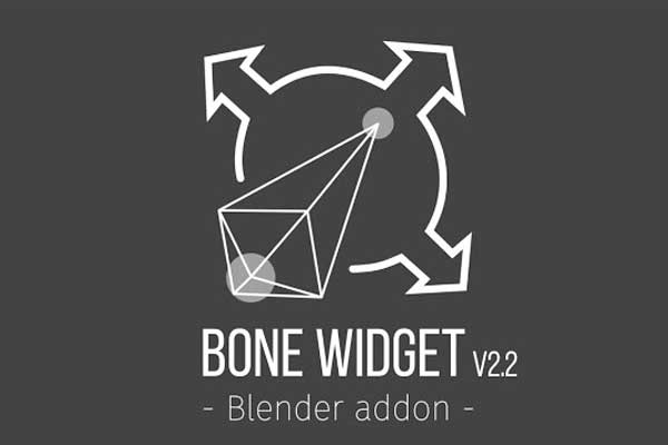 Blender轻松自定义骨骼形状绑定工具插件 Bone Widget v2.3