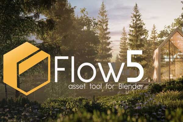 模型预设管理Blender插件 Flow 5.0 – The Next-Level Asset Tool For Blender