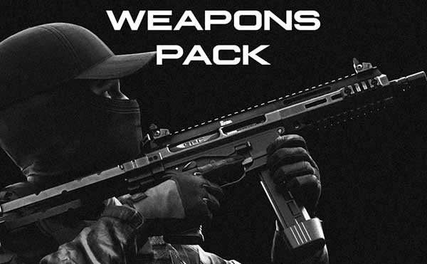 40个战术射击游戏武器步枪手枪冲锋枪3D模型(Blender) Ready or Not – Weapons Pack