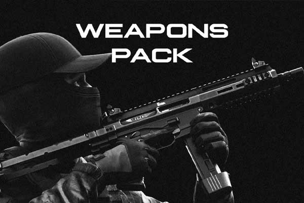 40个战术射击游戏武器步枪手枪冲锋枪3D模型(Blender) Ready or Not – Weapons Pack