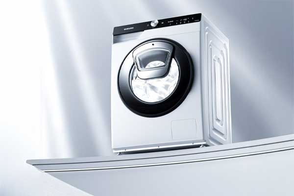 C4D滚筒洗衣机产品场景OC渲染工程洗衣机3D模型