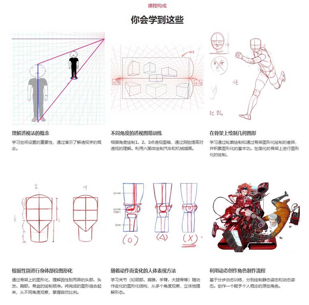 PS人体结构绘画透视技法解刨学入门教程(中英文字幕) Introduction to Human Body Figure Drawing by Kim Rock He